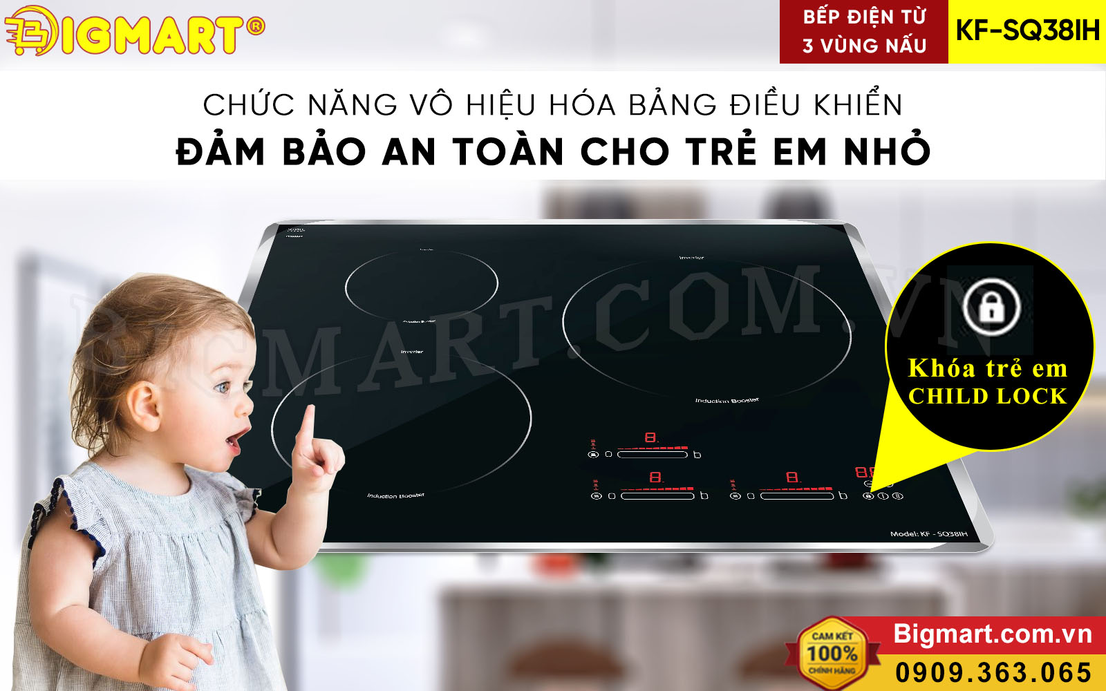 Chức năng vô hiệu hóa bảng điều khiển an toàn cho trẻ em