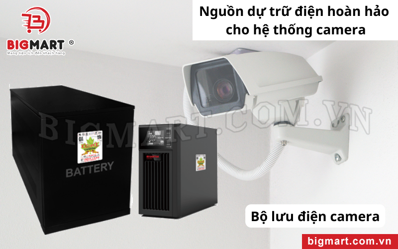 Bộ lưu điện camera - nguồn dự trữ điện hoàn hảo