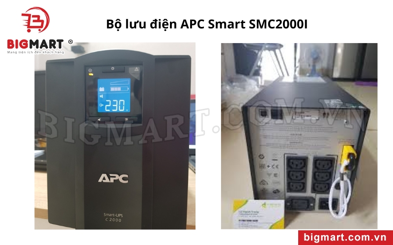 Bộ lưu điện APC Smart SMC2000I sử dụng công nghệ Line Interactive hiện đại