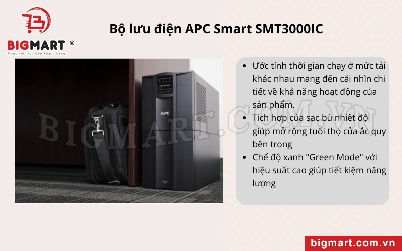 Smart SMT3000IC tích hợp chế độ xanh 