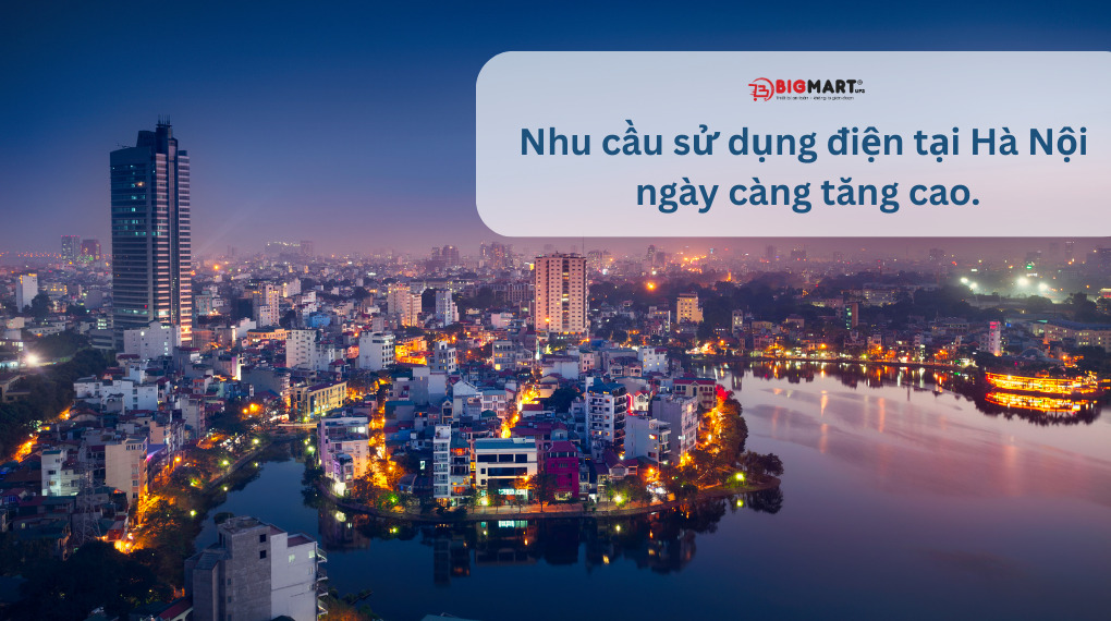 Nhu cầu sử dụng điện ngày càng cao