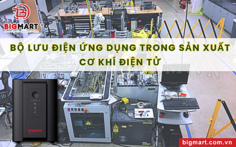 Bộ lưu điện ứng dụng trong sản xuất cơ khí