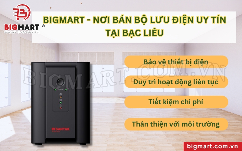 Bigmart là địa chỉ uy tín chuyên cung cấp bộ lưu điện UPS