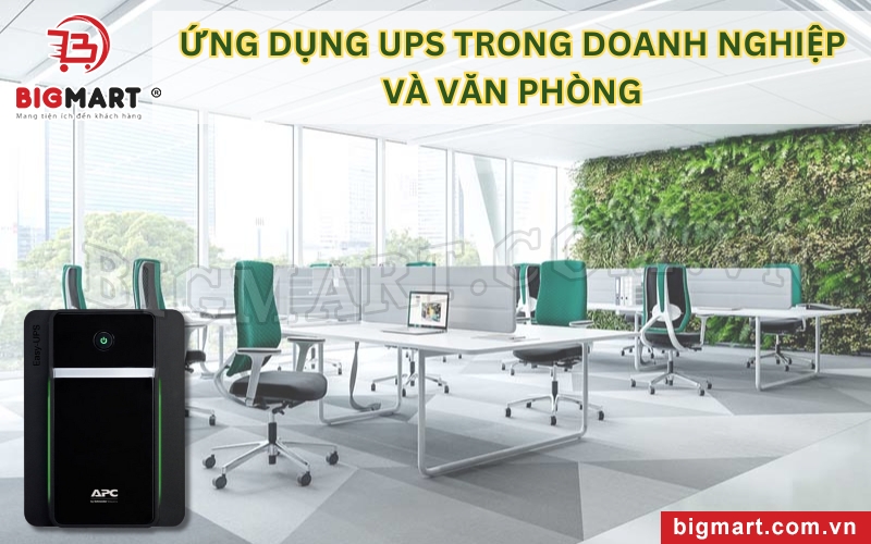 Bộ lưu điện được ứng dụng trong doanh nghiệp và văn phòng