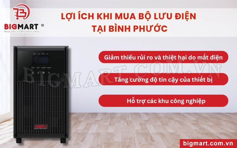 Lợi ích khi sử dụng bộ lưu điện