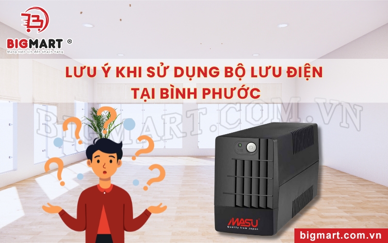 Cần lưu ý khi sử dụng bộ lưu điện UPS