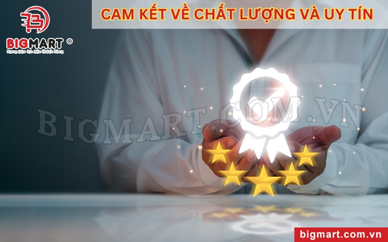 Bigmart cam kết mang đến sản phẩm uy tín, chất lượng