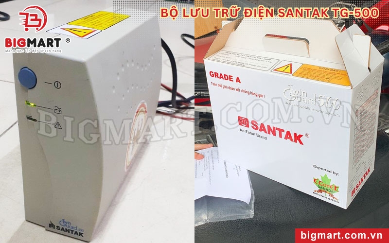 Bộ lưu trữ điện Santak TG-500