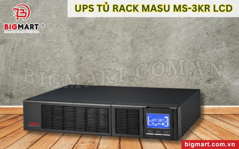 Bình tích điện tủ rack Masu MS-3KR LCD