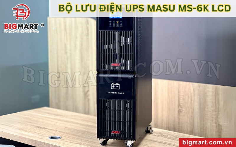 Bộ lưu điện UPS Masu MS-6K LCD