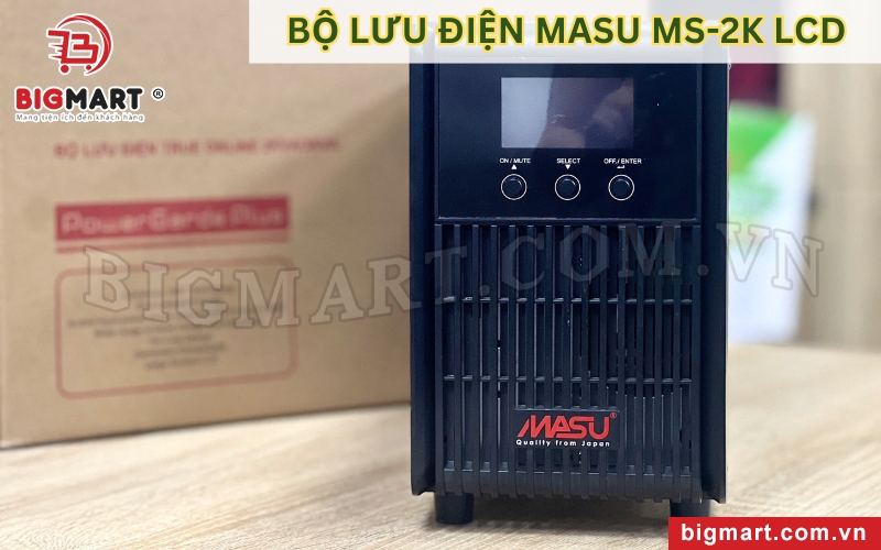 Bộ lưu trữ điện Masu MS-2K LCD