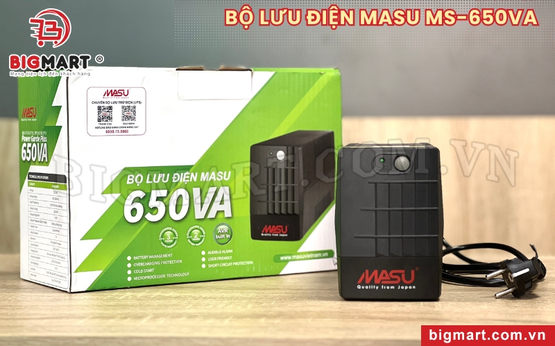 Bộ lưu điện MASU MS-650VA