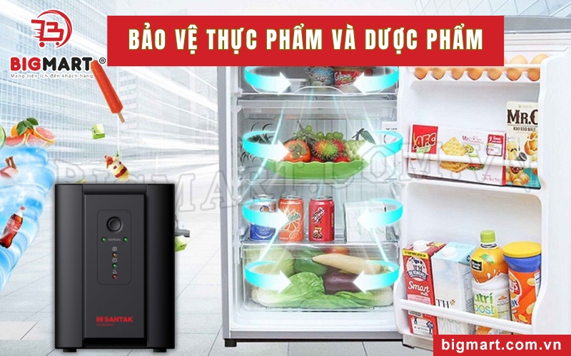 Bộ lưu điện tủ lạnh bảo vệ thực phẩm và dược phẩm tốt hơn