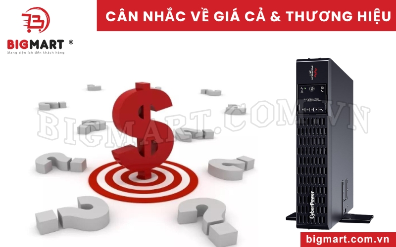 Bạn cần xem xét và cân nhắc giá cả và thương hiệu của UPS 1500W