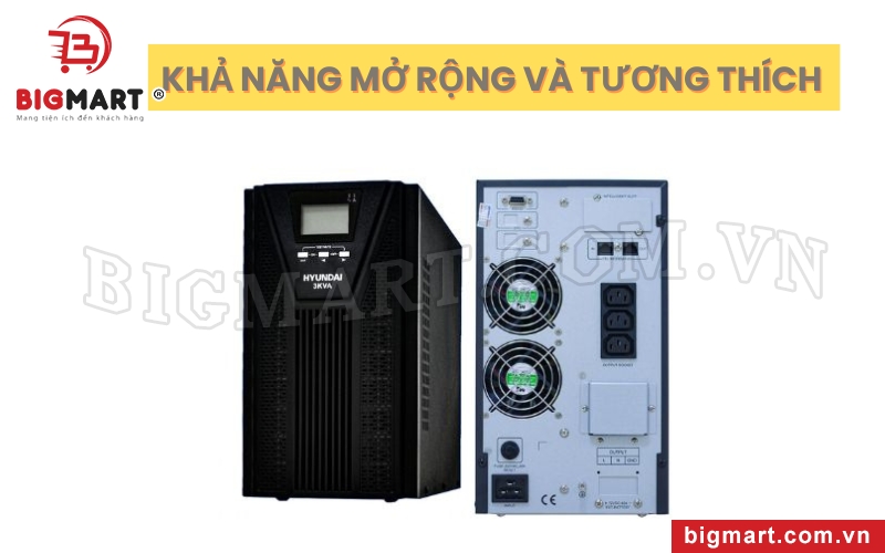 Khả năng mở rộng và tương thích UPS cho máy in