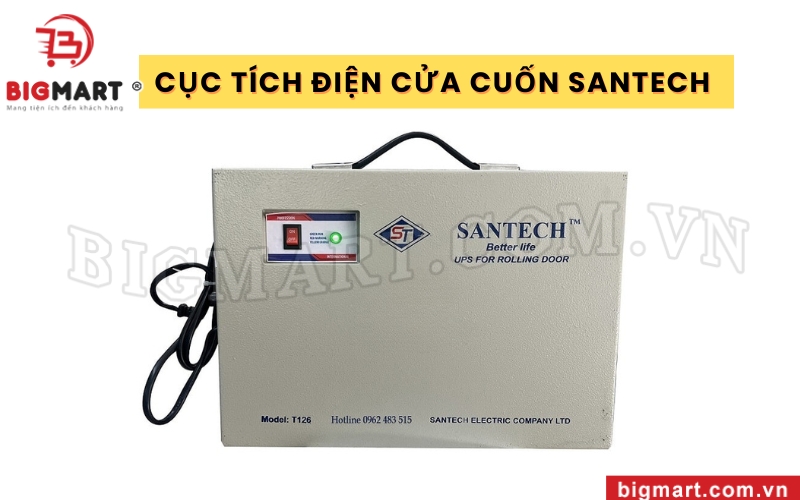 Cục tích điện cửa cuốn Santech