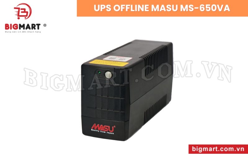 Bộ lưu điện UPS Offline MASU MS-650VA