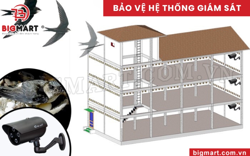 UPS nhà yến giúp bảo vệ hệ thống giám sát