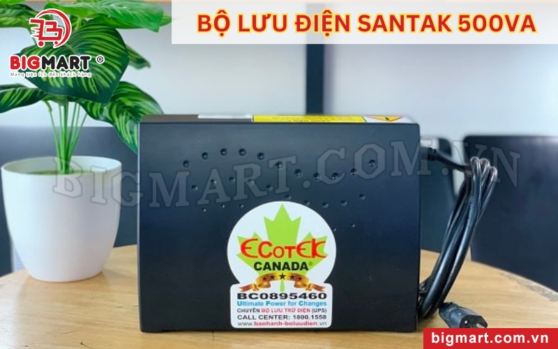 Cục tích điện UPS Offline Santak 500VA