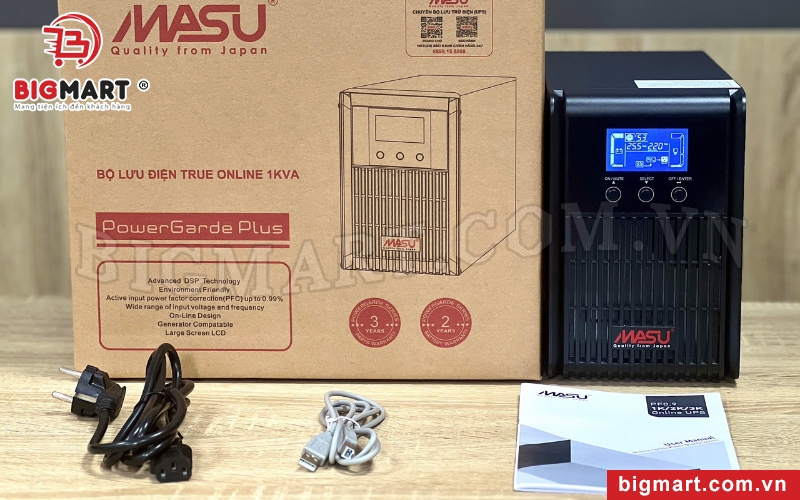 Bình tích điện MASU MS-1K LCD