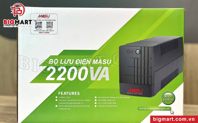 Bộ lưu điện Masu MS-2200VA