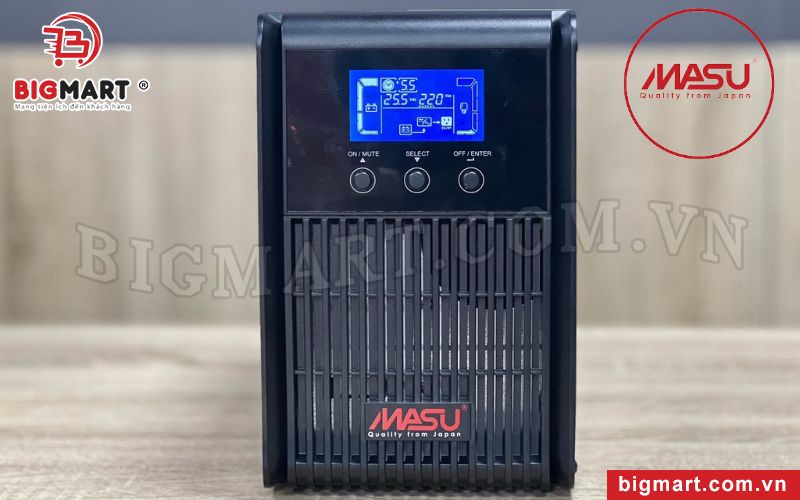 Bộ lưu điện Masu MS-1K LCD được đánh giá cao về chất lượng vượt trội