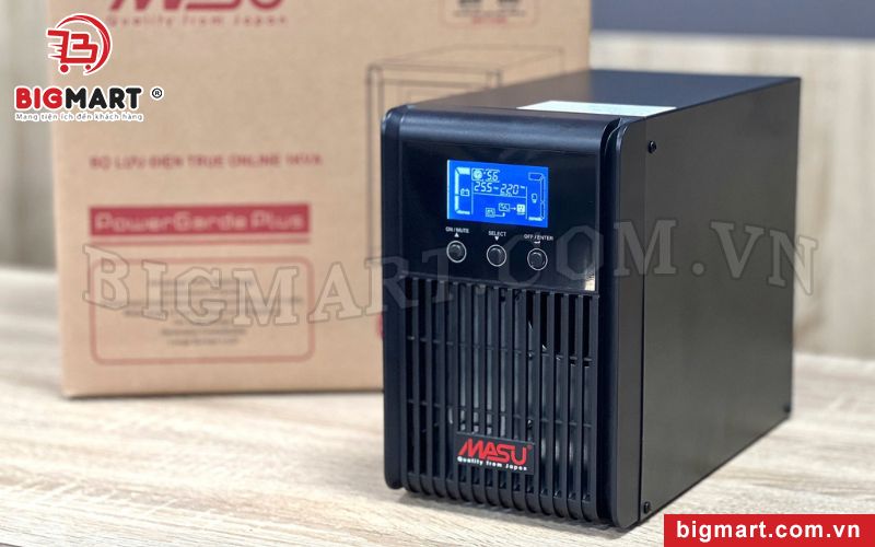 MASU MS-1K LCD có thiết kế hiện đại, tông đen sang trọng