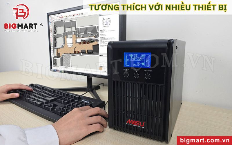 MASU MS-1K LCD có khả năng tương thích với nhiều thiết bị