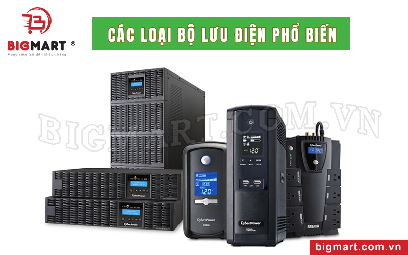 Bộ lưu điện UPS có 3 loại chính