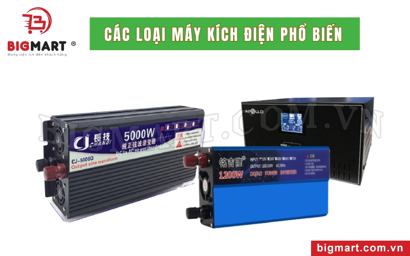 Phân loại máy kích điện