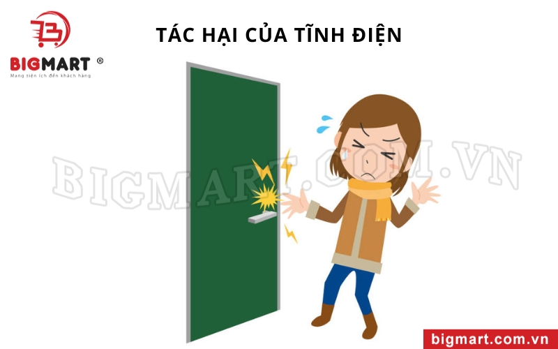 Tĩnh điện gây nguy hiểm đối với con người