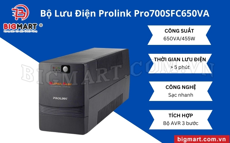 Prolink PRO700SFC trang bị nhiều tính năng hiện đại