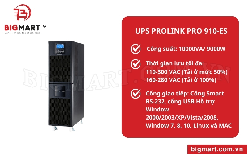 PROLINK PRO910-ES được tích hợp màn hình hiển thị LCD