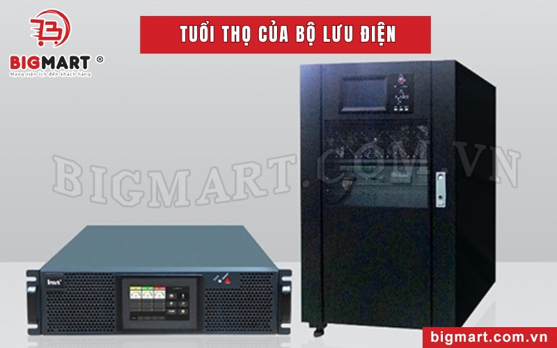 Dung lượng ắc quy lớn giúp kéo dài tuổi thọ của UPS