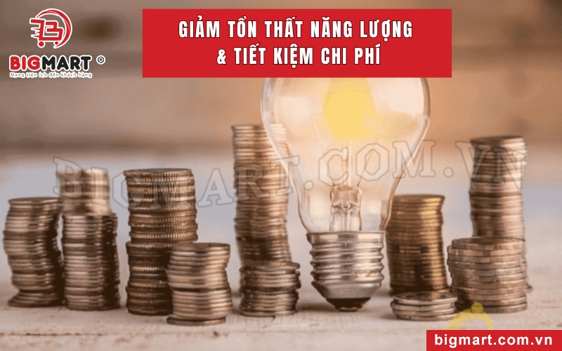 Giảm tổn thất năng lượng và tiết kiệm chi phí