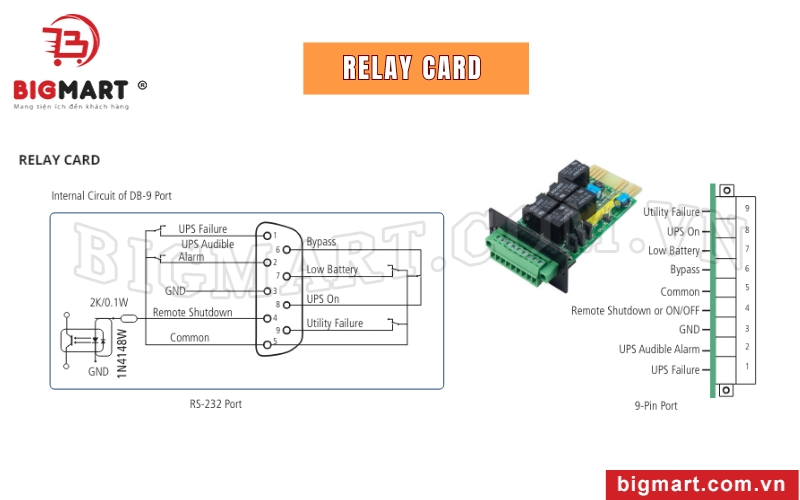 Khe cắm Relay Card