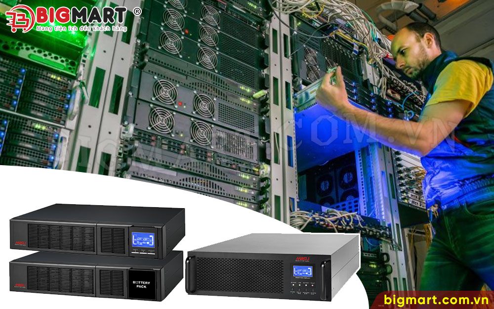 Bộ lưu điện dạng rackmount dùng cho server máy chủ