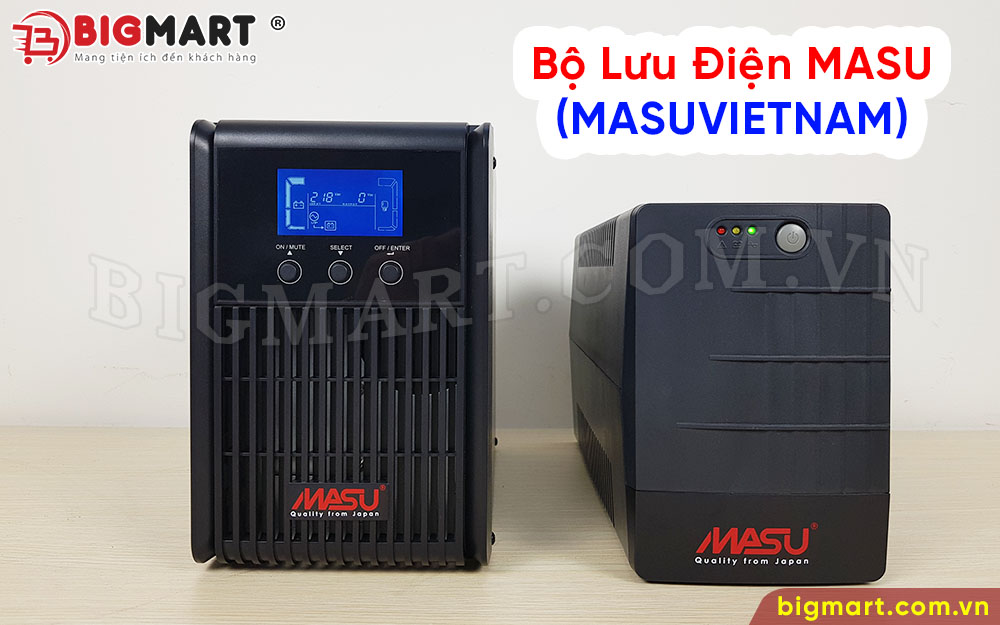 Bộ lưu điện MASU đa dạng công nghệ Offline, Online