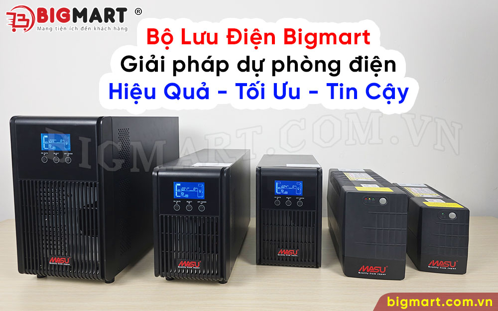 Bộ lưu điện Bigmart chính hãng giá rẻ nhất thị trường