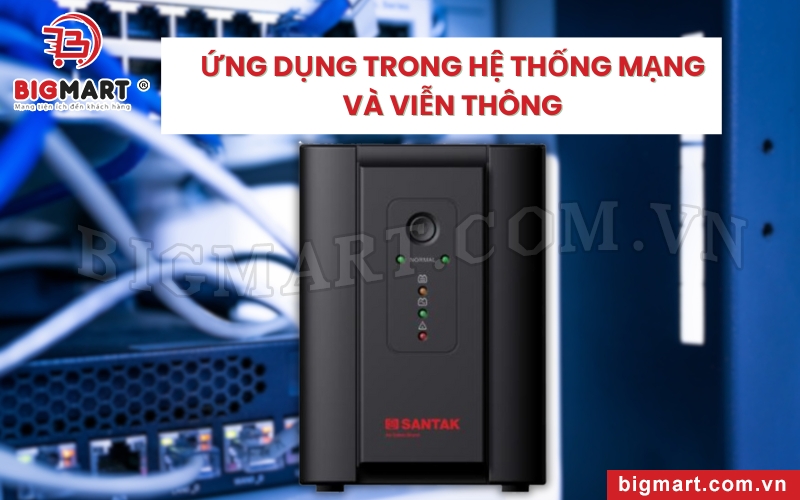 Hệ thống mạng và viễn thống cũng cần sử dụng bộ lưu điện Offline