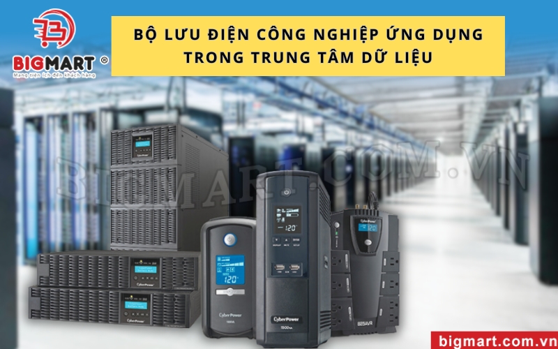 Trung tâm dữ liệu rất cần bộ lưu điện công nghiệp để ổn định điện áp