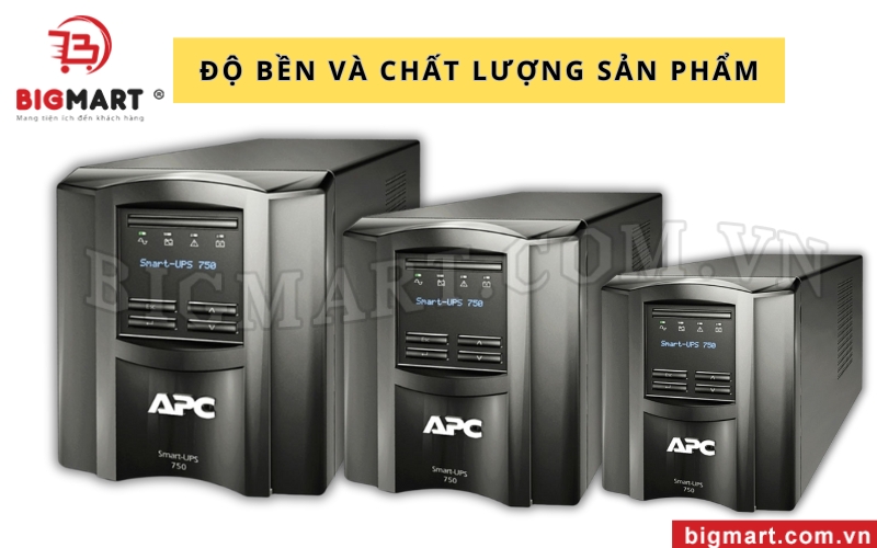 Cần xem xét độ bền và chất lượng UPS 