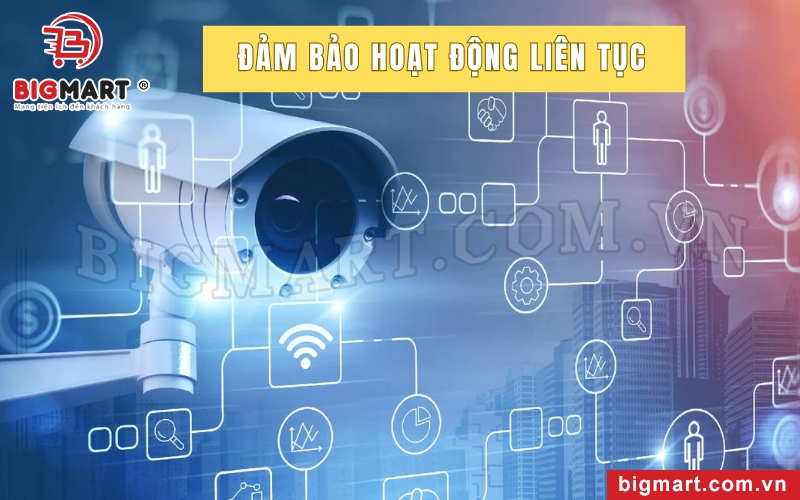 UPS đảm bảo các thiết bị giám sát hoạt động liên tục