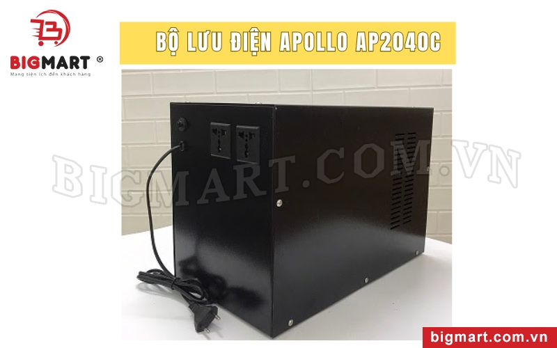 APulLO AP2040C phù hợp với hệ thống có 08 camera và 01 đầu ghi