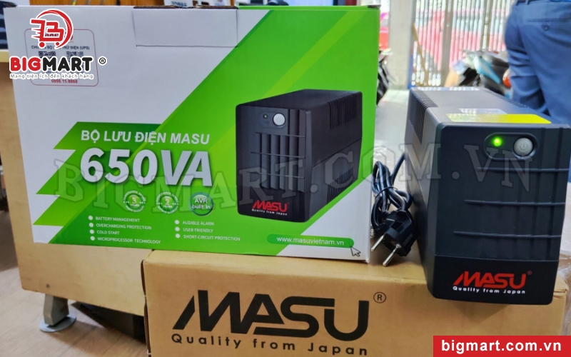 Bộ lưu điện Masu MS-650VA