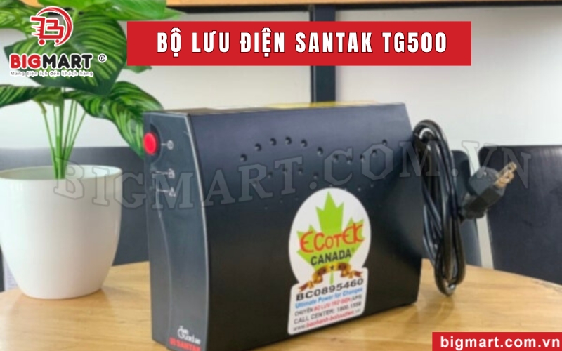 Bộ lưu điện Santak TG500 của thương hiệu Santak