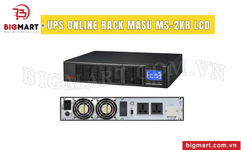 Bộ lưu điện Online Rack MASU MS-2KR LCD