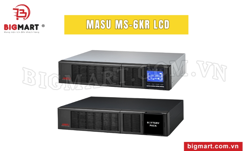 UPS Online Rack MASU MS-6KR LCD