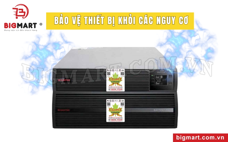 UPS tủ Rack có nhiều tính năng quan trọng