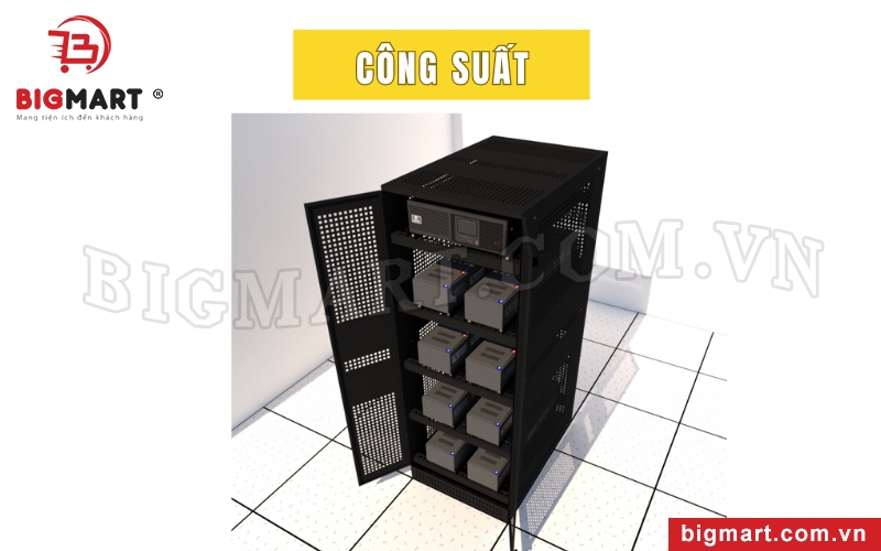 Một trong những tiêu chí lựa chọn UPS tủ rack là công suất 